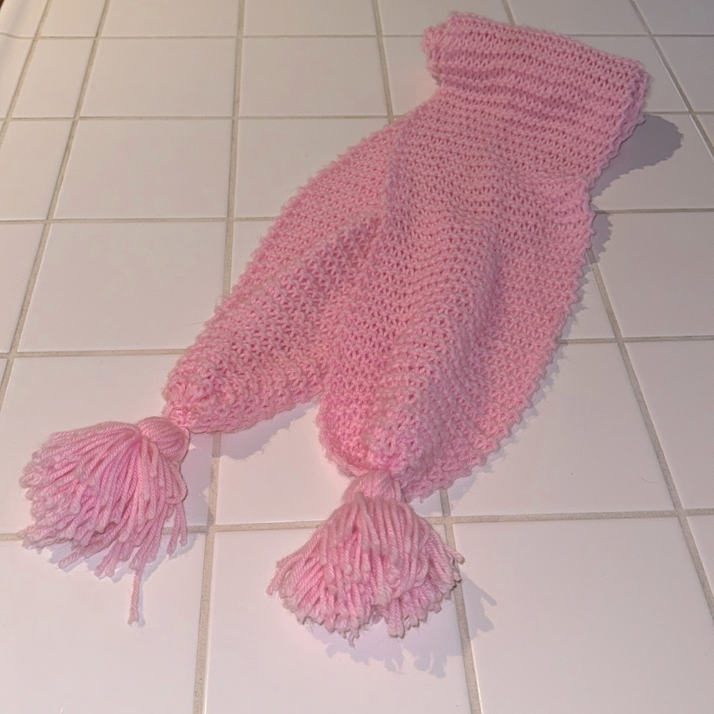 Handmade Crochet Scarf Set valentine